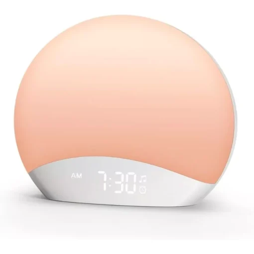 Wake Up Light & Sound Machine Alarm Clock with Night Light - Image 2