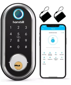 WiFi Enabled Smart Door Lock with Biometric Fingerprint, IC Card, and Remote Unlock