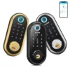 WiFi Enabled Smart Door Lock with Biometric Fingerprint, IC Card, and Remote Unlock