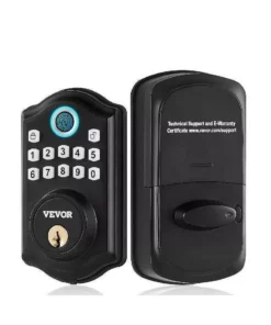 Keyless Entry Fingerprint Smart Door Lock with Keypad and Keys
