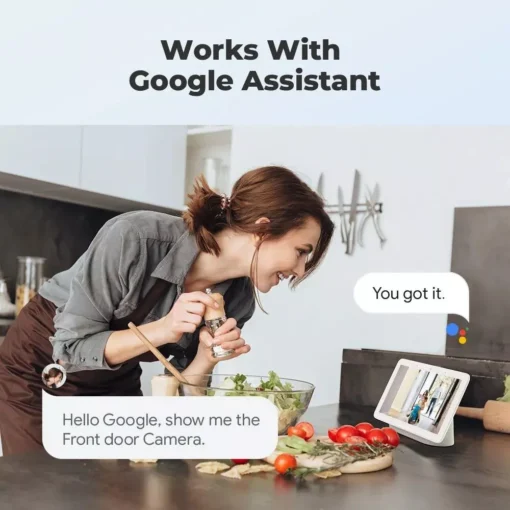 2K 4MP Pan & Tilt WiFi Indoor Camera with 2-Way Audio and AI Detection - Image 7