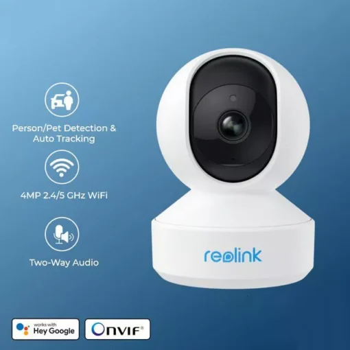 2K 4MP Pan & Tilt WiFi Indoor Camera with 2-Way Audio and AI Detection - Image 2