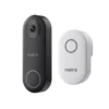Smart Video Doorbell with Chime, WiFi & PoE, Human Detection, Works with Alexa & Google Assistant
