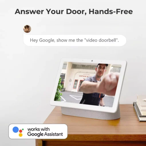 Smart Video Doorbell with Chime, WiFi & PoE, Human Detection, Works with Alexa & Google Assistant - Image 5