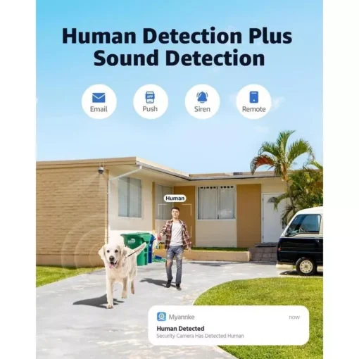 4MP High-Definition WiFi Security Camera with Color Night Vision & Motion Detection - Image 4