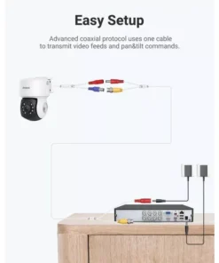 1080P HD Night Vision PTZ Bullet Security Camera