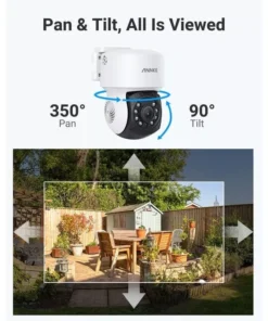 1080P HD Night Vision PTZ Bullet Security Camera