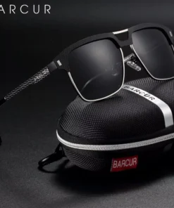 Stainless Square Polarized Sunglasses for Men