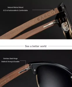 Classic Polarized Wooden Sunglasses