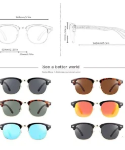 Classic Polarized Wooden Sunglasses