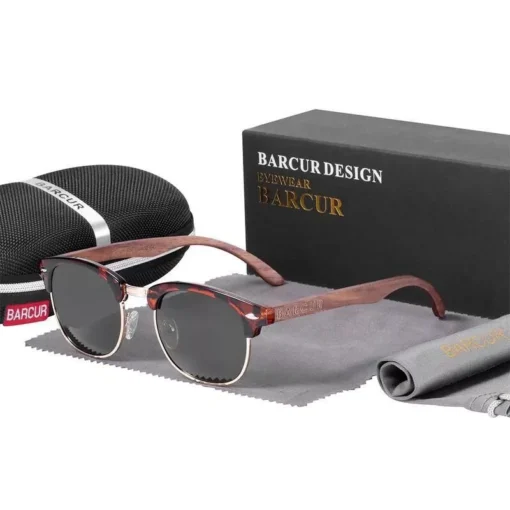 Classic Polarized Wooden Sunglasses