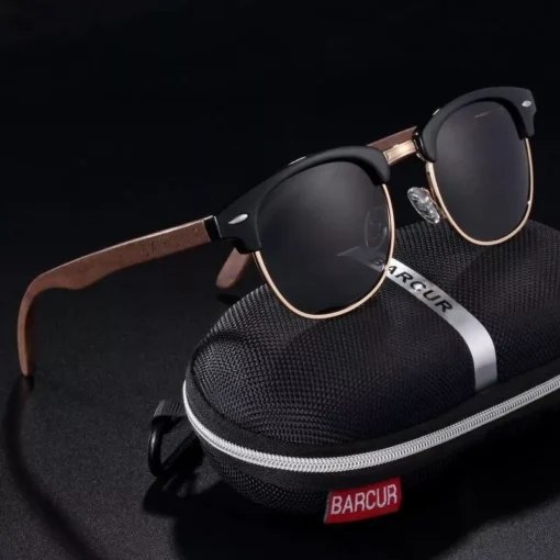 Classic Polarized Wooden Sunglasses
