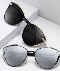 Chic Vintage Polarized Cat Eye Sunglasses for Women