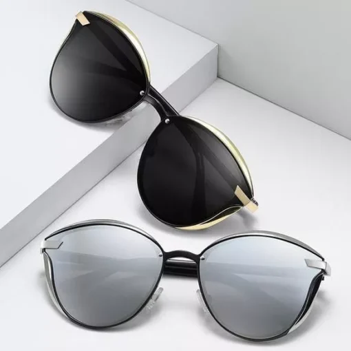 Chic Vintage Polarized Cat Eye Sunglasses for Women