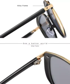 Chic Vintage Polarized Cat Eye Sunglasses for Women