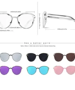 Chic Vintage Polarized Cat Eye Sunglasses for Women