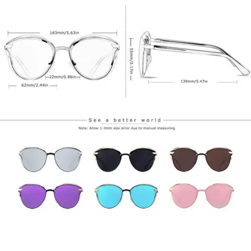 Chic Vintage Polarized Cat Eye Sunglasses for Women