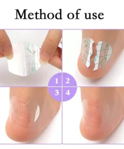 20Pcs Waterproof Heel Sticker Pads
