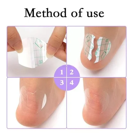 20Pcs Waterproof Heel Sticker Pads