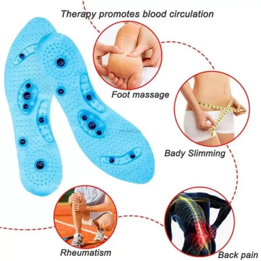 Magnetic Acupressure Massage Insoles for Weight Loss & Foot Health