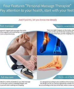 Magnetic Acupressure Massage Insoles for Weight Loss & Foot Health