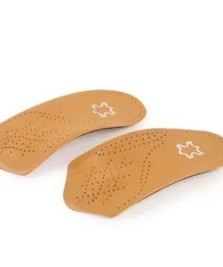Arch Support Cowhide Insoles for Plantar Fasciitis & Foot Comfort