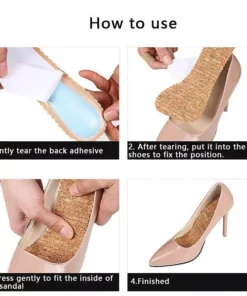 Cork Non-slip Shoe Pads: Ultimate Comfort for Women’s Sandals and High Heels