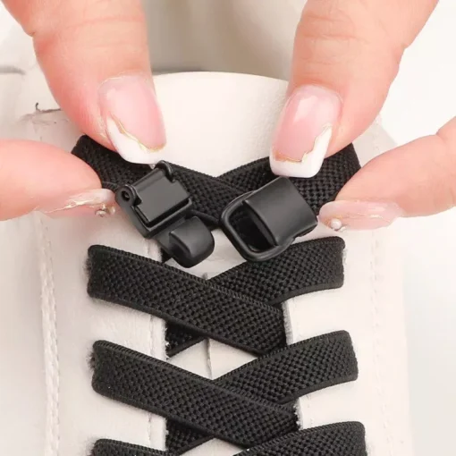 Hook Lock No Tie Shoelaces – Elastic Laces for Sneakers