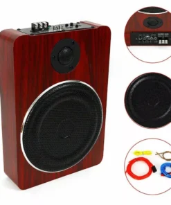Compact 8″ Under-Seat Active Subwoofer with Amp Kit