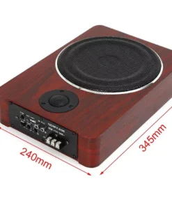 Compact 8″ Under-Seat Active Subwoofer with Amp Kit