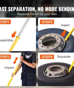 Heavy-Duty Slide Hammer Tire Bead Breaker Tool for All Vehicles