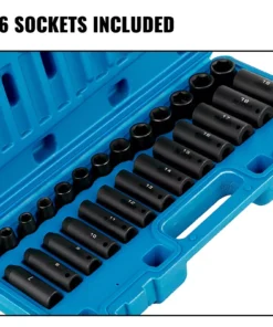3/8″ Drive Impact Socket Set for Trucks & RVs