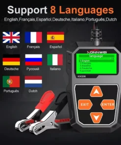 12V Car Battery Tester Analyzer