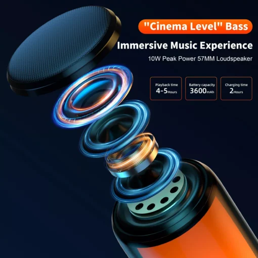 Portable Hi-Res 10W Bluetooth Speaker