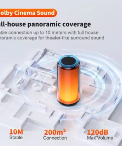 Portable Hi-Res 10W Bluetooth Speaker