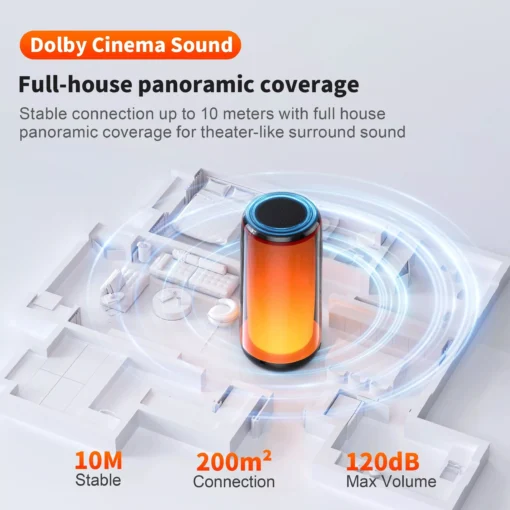 Portable Hi-Res 10W Bluetooth Speaker