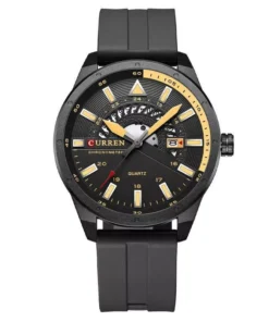 Luxury Waterproof Sport Watch with Silicone Band