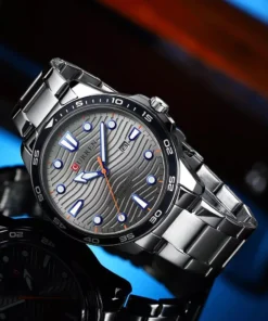 Elegant Stainless Steel Quartz Watch