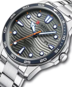 Elegant Stainless Steel Quartz Watch