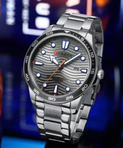 Elegant Stainless Steel Quartz Watch