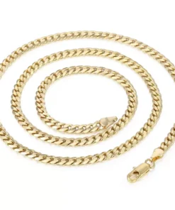 Gold Cuban Link Chain Necklace for Men