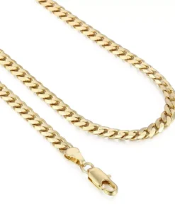 Gold Cuban Link Chain Necklace for Men