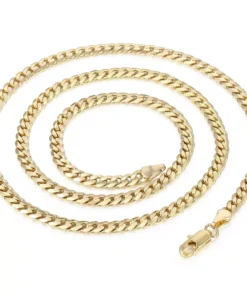 Gold Cuban Link Chain Necklace for Men