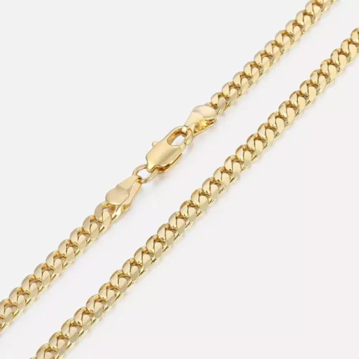 Gold Cuban Link Chain Necklace for Men