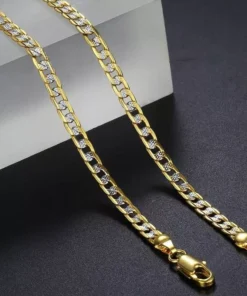 Trendy Unisex 4mm Cuban Link Chain Necklace