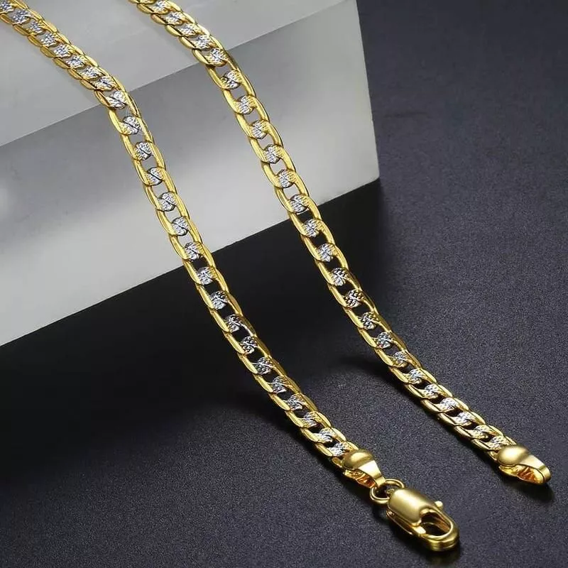 Trendy Unisex 4mm Cuban Link Chain Necklace