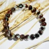 Brazilian Natural Phantom Quartz Elastic Bead Bracelet