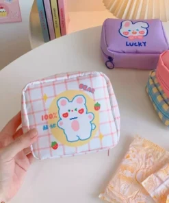 Korean Cartoon Bear Sanitary Napkin Organizer