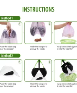 Efficient Foldable Long-Handle Pet Pooper Scooper