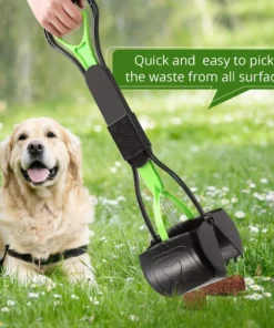 Efficient Foldable Long-Handle Pet Pooper Scooper